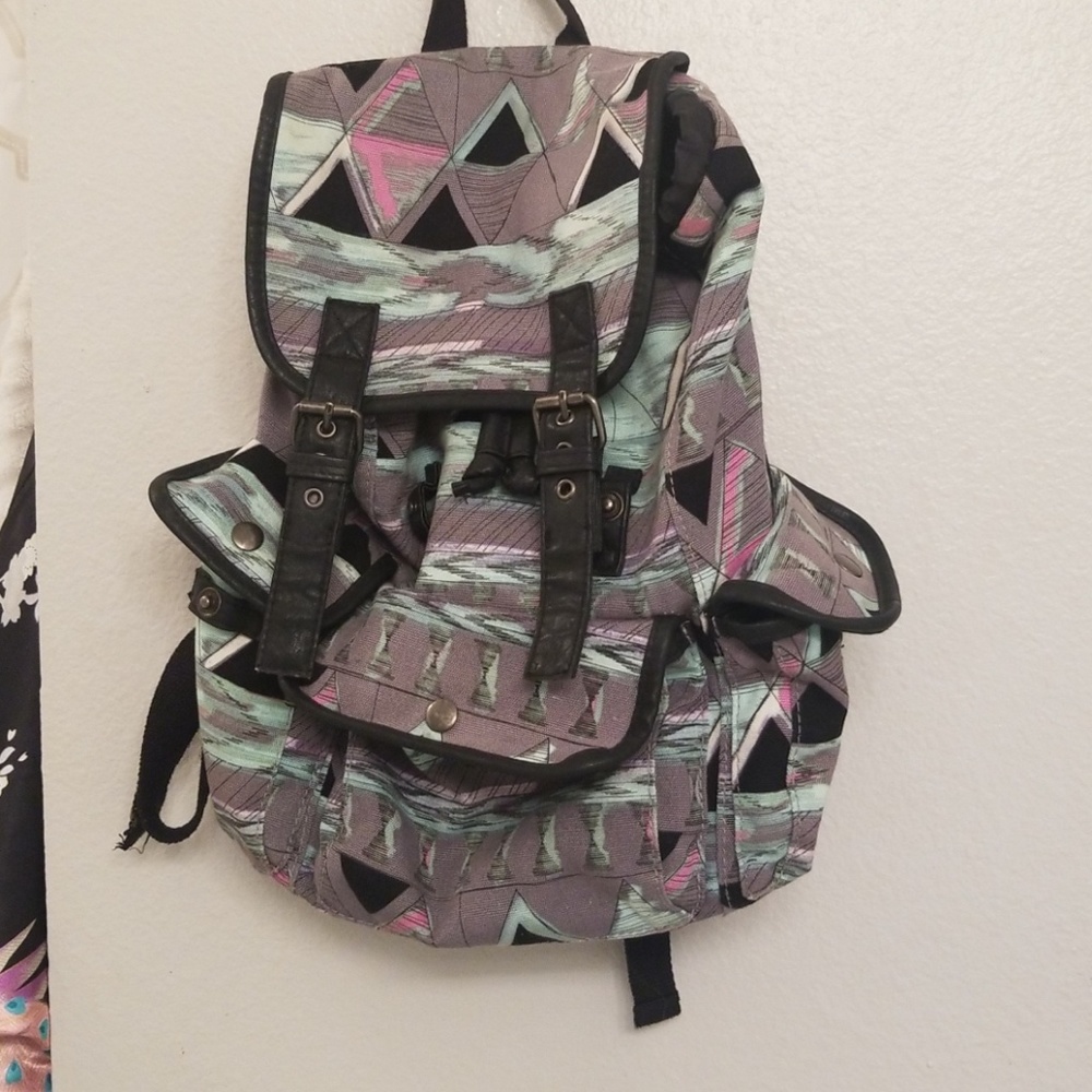 Tribal print backpack